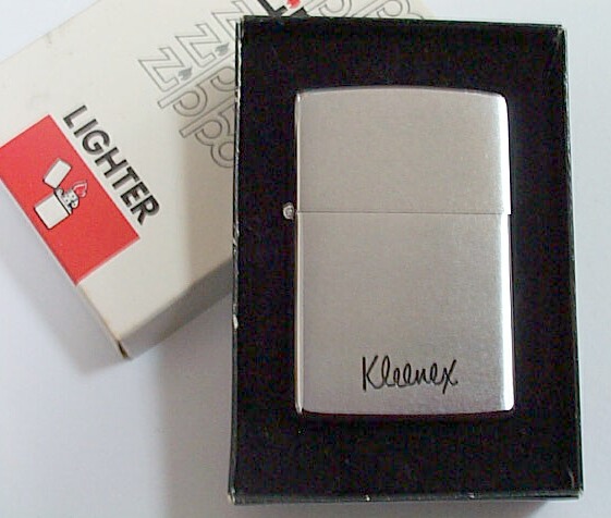 画像: ☆Ｋｌｅｅｎｅｘ！１９８１年製 クリネックス・ティッシュ ZIPPO！未使用品