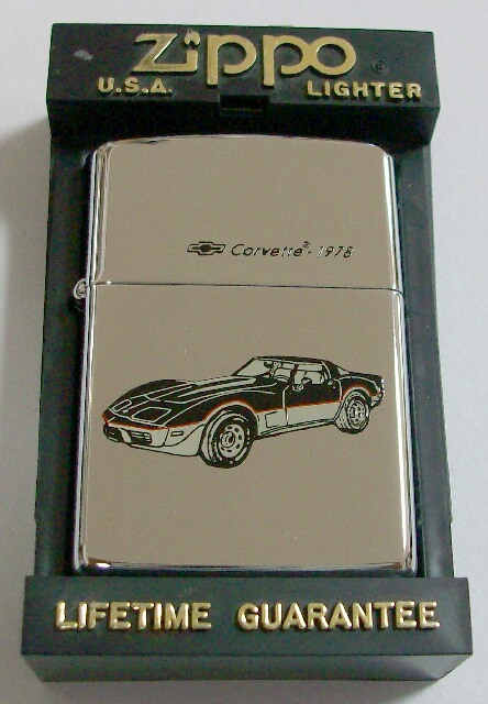 画像1: ★シボレー・コルべット！Ｃｏｒｖｅｔｔｅ １９７８！１９９３年発売 ZIPPO！未使用品