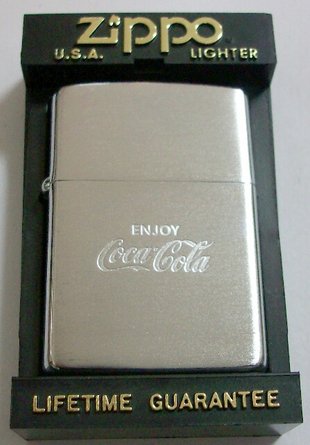コカ・コーラ！１９９２年２月 Coca-Cola ENJOY ＃２００ Zippo！新品