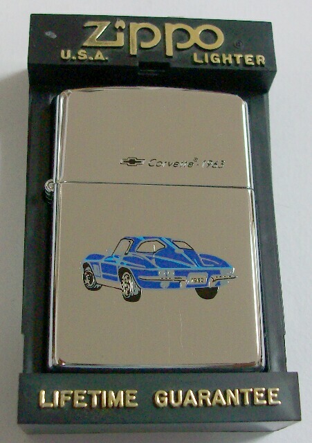 画像1: ★シボレー・コルべット！Ｃｏｒｖｅｔｔｅ １９６３！１９９３年発売 ZIPPO！未使用品