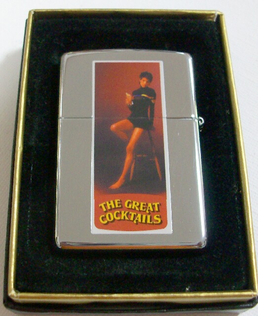 画像: サントリー！ＳＵＮＴＯＲＹ グレートカクテル 美女両面 ２００１年 ZIPPO！新品