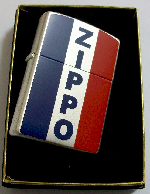 画像: ★フランス 国旗！フラッグ　両面デザイン　２００１年　ZIPPO！新品