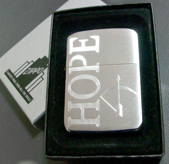 JT Zippo＝ 「HOPE」2013年抽プレ未使用未開封-