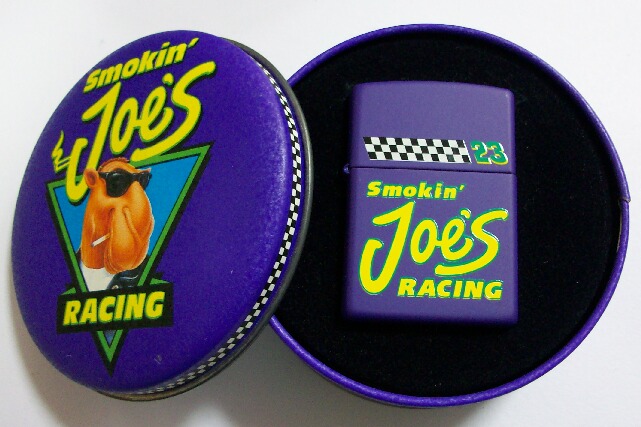 画像: ☆キャメル！CAMEL SMOKIN' JOE'S RACING 特製丸缶 １９９６年 ZIPPO！未使用品A