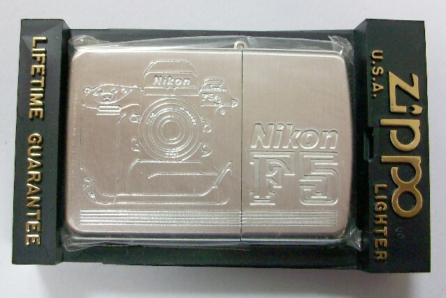 画像: ニコンカメラ！Nikon F５　１９９６年 新発売記念　ZIPPO！新品